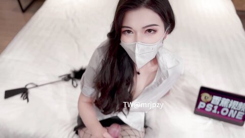 超颜值极品御姐女神『狐不妖』✅性感Ol包臀裙公司白领女神 调教下贱公狗被反杀，气质御姐女神被操到骚叫不停