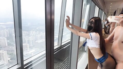 顶级反差学生妹✅穿上空乘制服服务金主爸爸，同学老师眼中的乖乖女 私下其实是爸爸包养的小母狗！