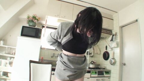 Sexy Japanese Granny In Pantyhose Sucks And Enjoys Cock