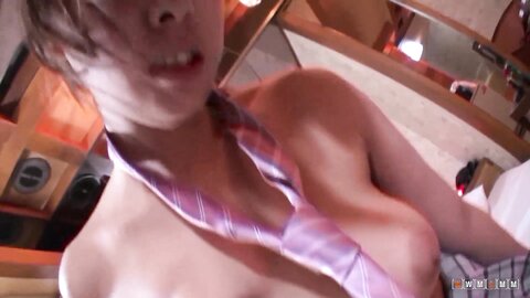 Big Asian Tits Are Mesmerizing When Jiggling  White Cock Needs Oiling