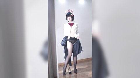 [Cosplay] 半半子 – ガイド春日ツバキ [86P6V-593MB] (3)