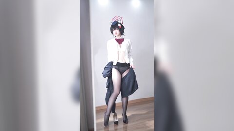 [Cosplay] 半半子 – ガイド春日ツバキ [86P6V-593MB] (3)