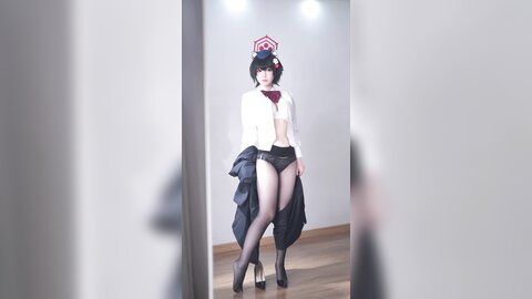 [Cosplay] 半半子 – ガイド春日ツバキ [86P6V-593MB] (3)