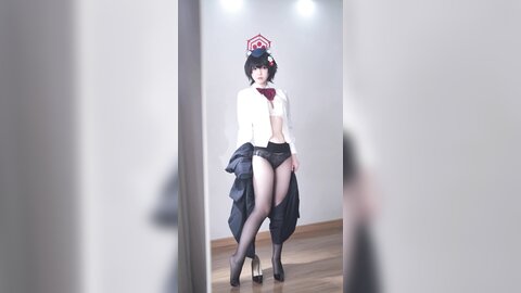 [Cosplay] 半半子 – ガイド春日ツバキ [86P6V-593MB] (3)