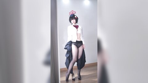 [Cosplay] 半半子 – ガイド春日ツバキ [86P6V-593MB] (3)