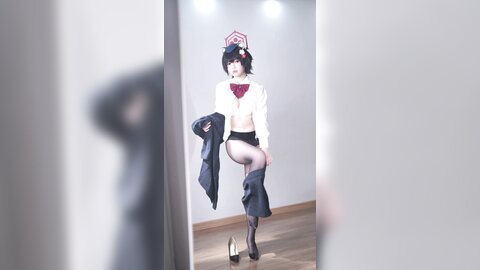 [Cosplay] 半半子 – ガイド春日ツバキ [86P6V-593MB] (3)