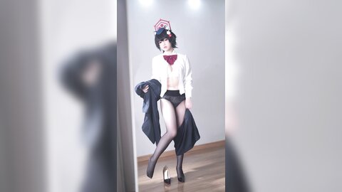 [Cosplay] 半半子 – ガイド春日ツバキ [86P6V-593MB] (3)