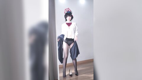 [Cosplay] 半半子 – ガイド春日ツバキ [86P6V-593MB] (3)