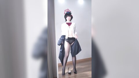 [Cosplay] 半半子 – ガイド春日ツバキ [86P6V-593MB] (3)