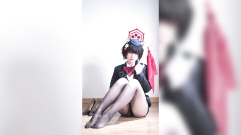[Cosplay] 半半子 – ガイド春日ツバキ [86P6V-593MB] (5)
