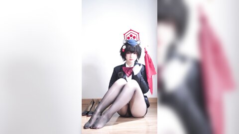[Cosplay] 半半子 – ガイド春日ツバキ [86P6V-593MB] (5)
