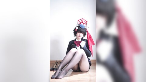 [Cosplay] 半半子 – ガイド春日ツバキ [86P6V-593MB] (5)