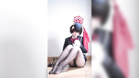 [Cosplay] 半半子 – ガイド春日ツバキ [86P6V-593MB] (5)