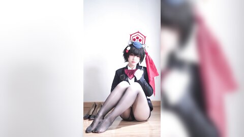[Cosplay] 半半子 – ガイド春日ツバキ [86P6V-593MB] (5)