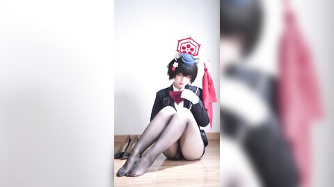 [Cosplay] 半半子 – ガイド春日ツバキ [86P6V-593MB] (5)