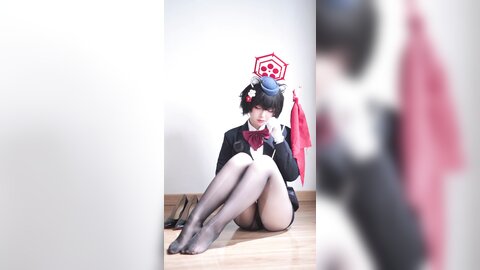 [Cosplay] 半半子 – ガイド春日ツバキ [86P6V-593MB] (5)