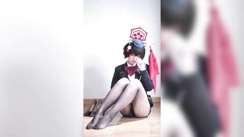 [Cosplay] 半半子 – ガイド春日ツバキ [86P6V-593MB] (5)