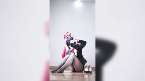 [Cosplay] 半半子 – ガイド春日ツバキ [86P6V-593MB] (6)