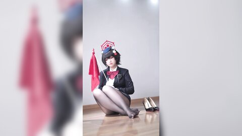 [Cosplay] 半半子 – ガイド春日ツバキ [86P6V-593MB] (6)