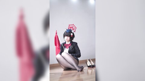 [Cosplay] 半半子 – ガイド春日ツバキ [86P6V-593MB] (6)
