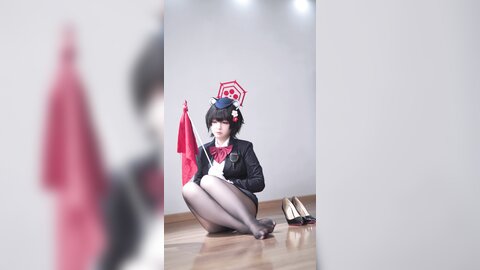 [Cosplay] 半半子 – ガイド春日ツバキ [86P6V-593MB] (6)