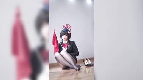 [Cosplay] 半半子 – ガイド春日ツバキ [86P6V-593MB] (6)