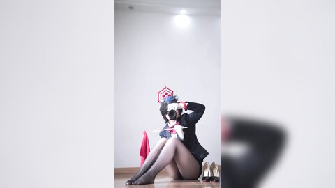 [Cosplay] 半半子 – ガイド春日ツバキ [86P6V-593MB] (6)