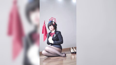 [Cosplay] 半半子 – ガイド春日ツバキ [86P6V-593MB] (6)