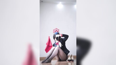 [Cosplay] 半半子 – ガイド春日ツバキ [86P6V-593MB] (6)