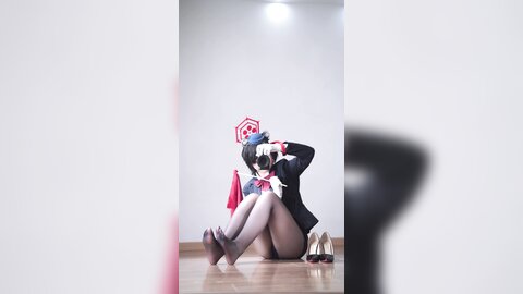 [Cosplay] 半半子 – ガイド春日ツバキ [86P6V-593MB] (6)