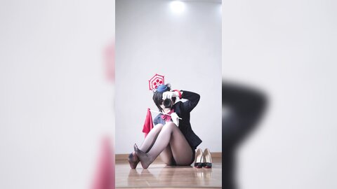 [Cosplay] 半半子 – ガイド春日ツバキ [86P6V-593MB] (6)