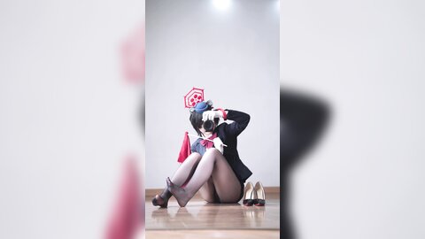 [Cosplay] 半半子 – ガイド春日ツバキ [86P6V-593MB] (6)