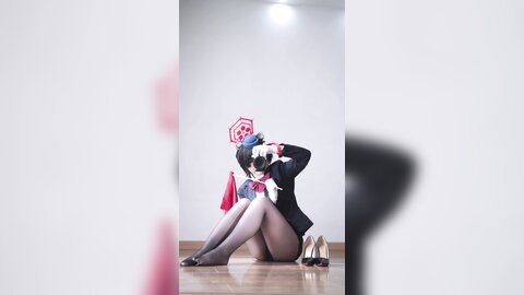 [Cosplay] 半半子 – ガイド春日ツバキ [86P6V-593MB] (6)