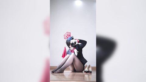 [Cosplay] 半半子 – ガイド春日ツバキ [86P6V-593MB] (6)