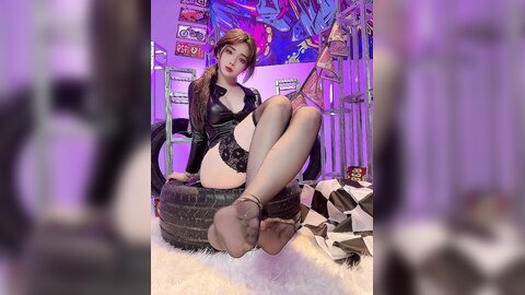 [Cosplay] 雯妹不讲道理 - 赛车女郎 (5)
