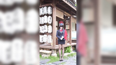 [Cosplay] 半半子 – ガイド春日ツバキ [86P6V-593MB]
