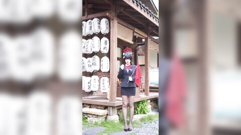 [Cosplay] 半半子 – ガイド春日ツバキ [86P6V-593MB]