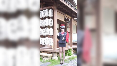 [Cosplay] 半半子 – ガイド春日ツバキ [86P6V-593MB]