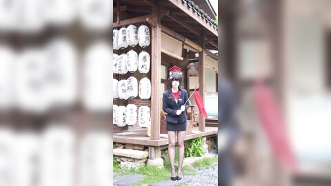 [Cosplay] 半半子 – ガイド春日ツバキ [86P6V-593MB]