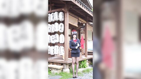 [Cosplay] 半半子 – ガイド春日ツバキ [86P6V-593MB]
