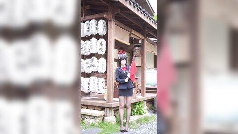 [Cosplay] 半半子 – ガイド春日ツバキ [86P6V-593MB]