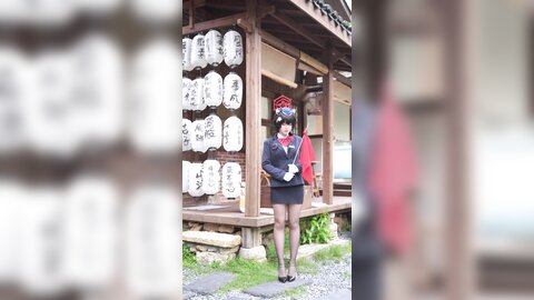 [Cosplay] 半半子 – ガイド春日ツバキ [86P6V-593MB]