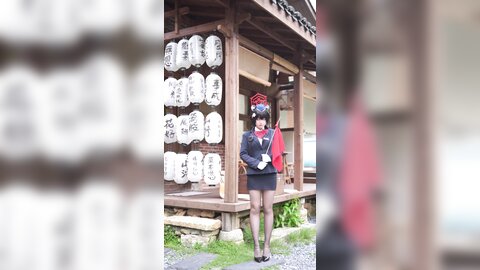 [Cosplay] 半半子 – ガイド春日ツバキ [86P6V-593MB]