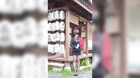 [Cosplay] 半半子 – ガイド春日ツバキ [86P6V-593MB]
