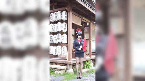 [Cosplay] 半半子 – ガイド春日ツバキ [86P6V-593MB]