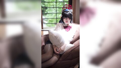 [Cosplay] 半半子 – ガイド春日ツバキ [86P6V-593MB] (2)