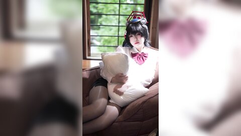 [Cosplay] 半半子 – ガイド春日ツバキ [86P6V-593MB] (2)