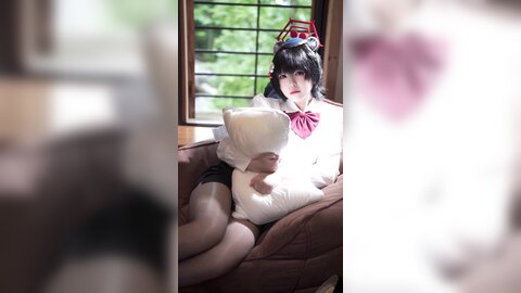 [Cosplay] 半半子 – ガイド春日ツバキ [86P6V-593MB] (2)