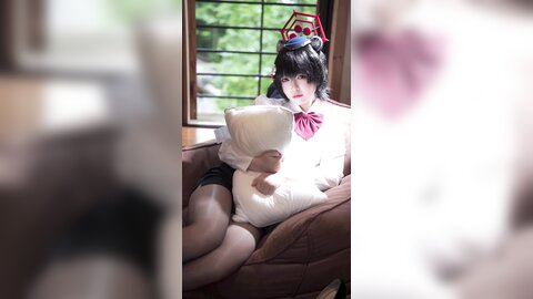[Cosplay] 半半子 – ガイド春日ツバキ [86P6V-593MB] (2)