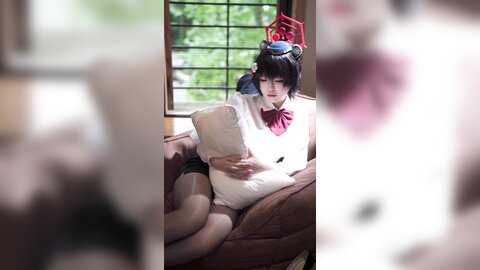 [Cosplay] 半半子 – ガイド春日ツバキ [86P6V-593MB] (2)